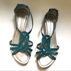 7.5 Women's - Turquoise Blue Dana Buchman Sandals